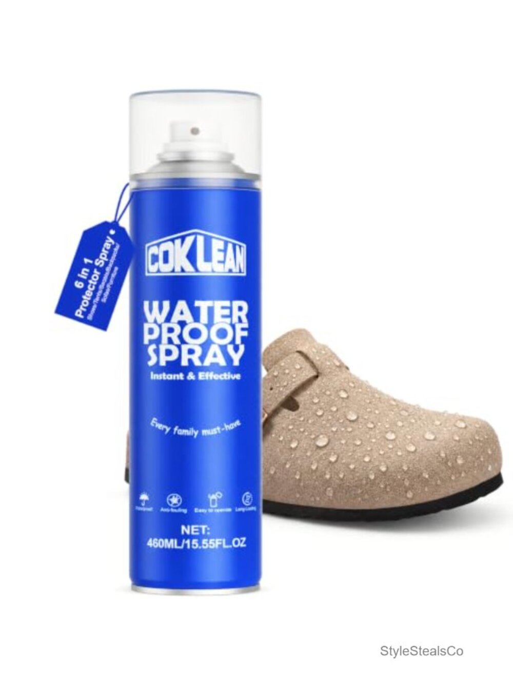 Waterproof Shoe Spray Nano Repellent 15.5oz New